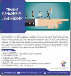 training managerial skills murah