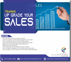 training menjual murah