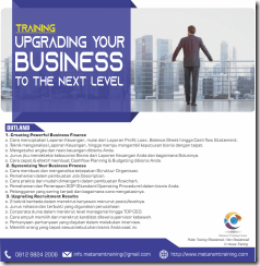 training business finance murah