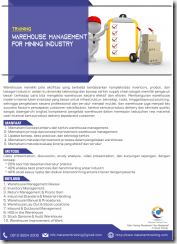 training material handling murah