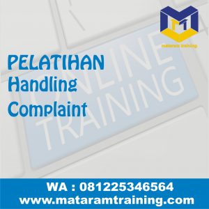 TRAINING ONLINE HANDLING COMPLAINT FOR INTERNAL & EXTERNAL CLIENT