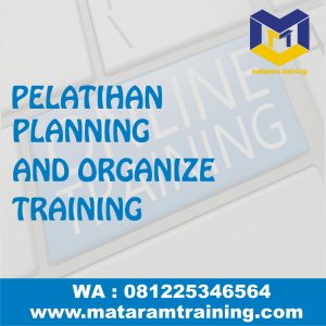 TRAINING ONLINE PLANNING AND ORGANIZE TRAINING