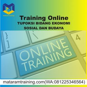 TRAINING ONLINE TUPOKSI BIDANG EKONOMI SOSIAL DAN BUDAYA