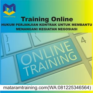 TRAINING ONLINE HUKUM PERJANJIAN KONTRAK UNTUK MEMBANTU MENANGANI KEGIATAN NEGOSIASI