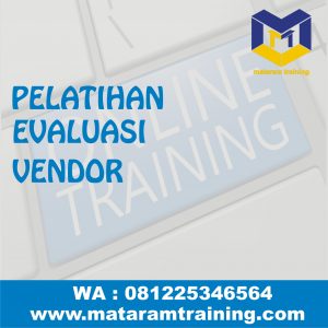 TRAINING ONLINE EVALUASI VENDOR