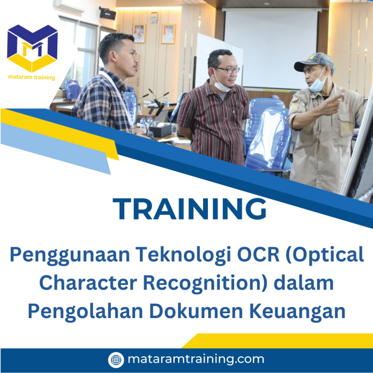 TRAINING PENGGUNAAN TEKNOLOGI OCR (OPTICAL CHARACTER RECOGNITION) DALAM PENGOLAHAN DOKUMEN KEUANGAN