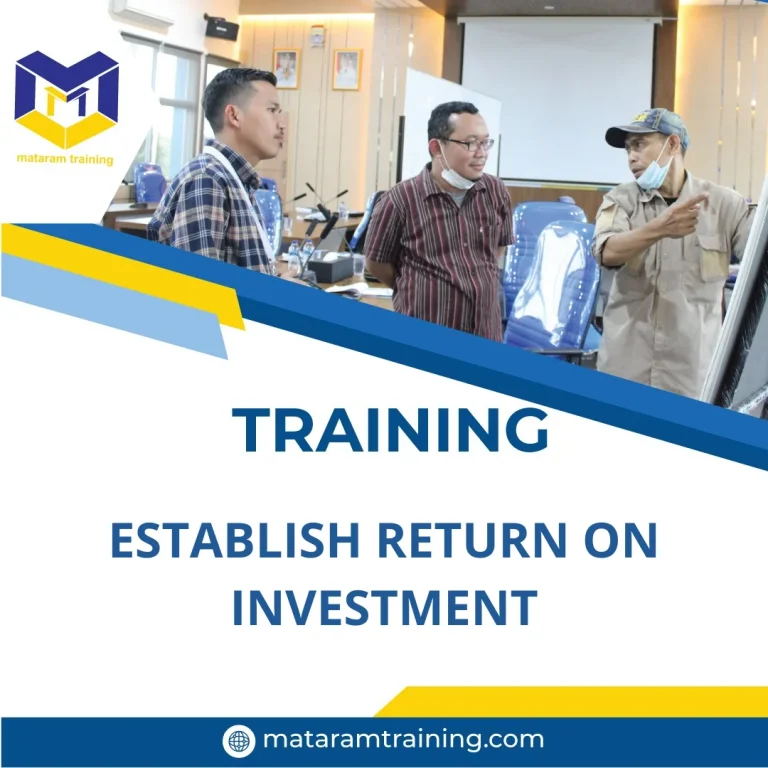 TRAINING ESTABLISH RETURN ON INVESTMENT