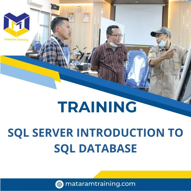 TRAINING SQL SERVER INTRODUCTION TO SQL DATABASE