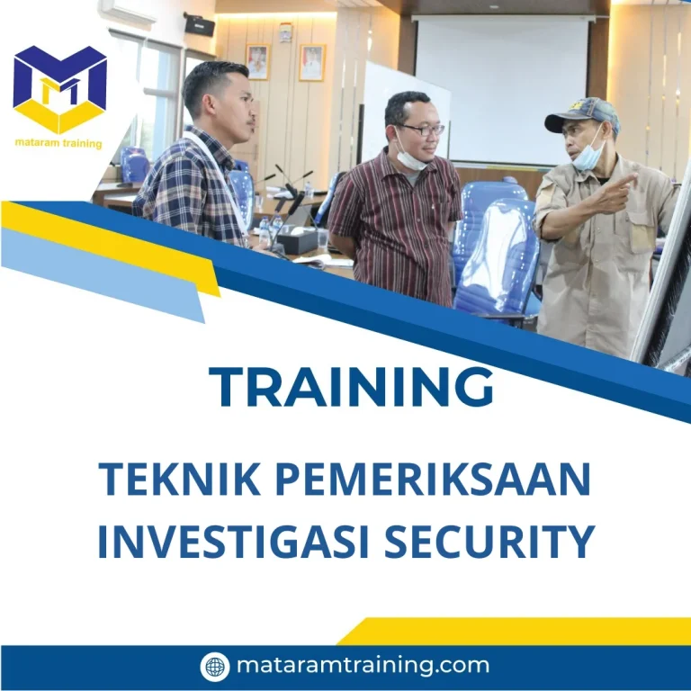 TRAINING TEKNIK PEMERIKSAAN INVESTIGASI SECURITY