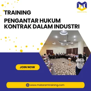 TRAINING PENGANTAR HUKUM KONTRAK DALAM INDUSTRI