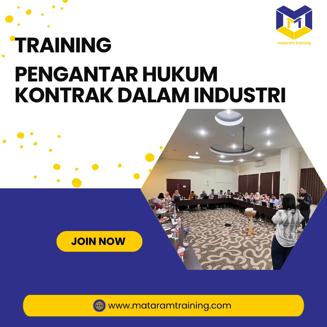 TRAINING PENGANTAR HUKUM KONTRAK DALAM INDUSTRI