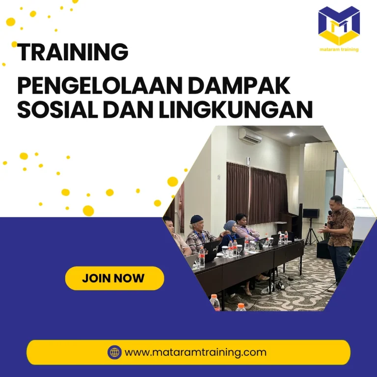 TRAINING PENGELOLAAN DAMPAK SOSIAL DAN LINGKUNGAN