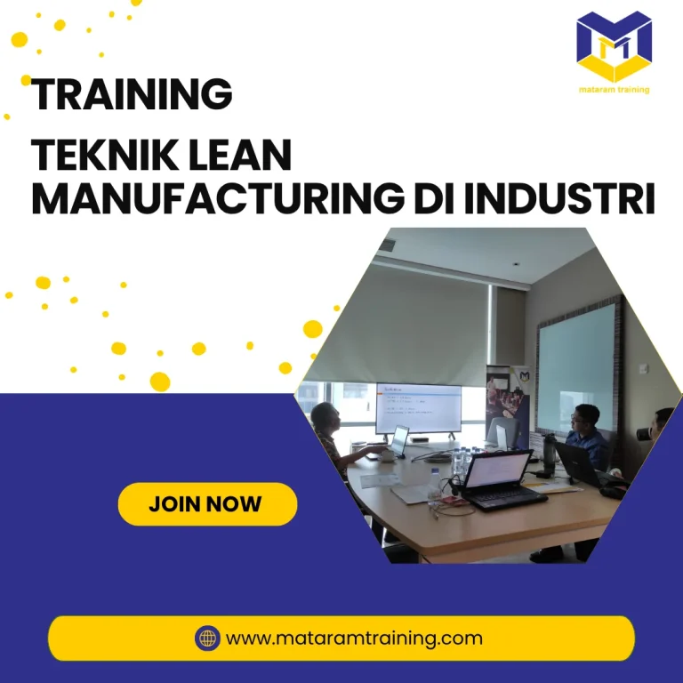 TRAINING TEKNIK LEAN MANUFACTURING DI INDUSTRI