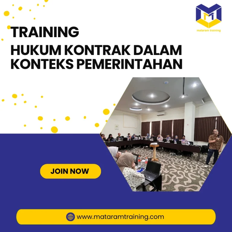 TRAINING HUKUM KONTRAK DALAM KONTEKS PEMERINTAHAN