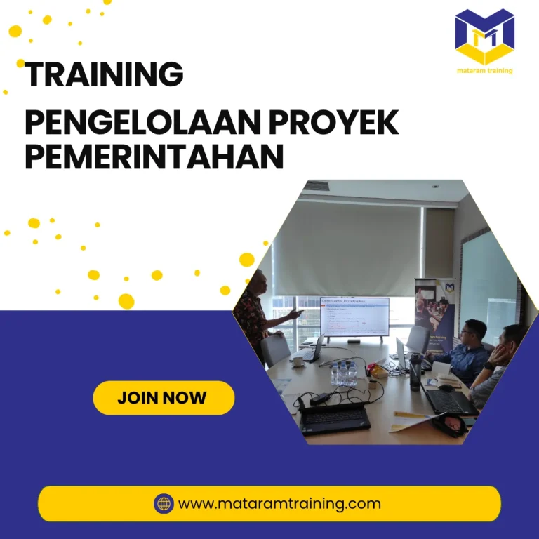 TRAINING PENGELOLAAN PROYEK PEMERINTAHAN 