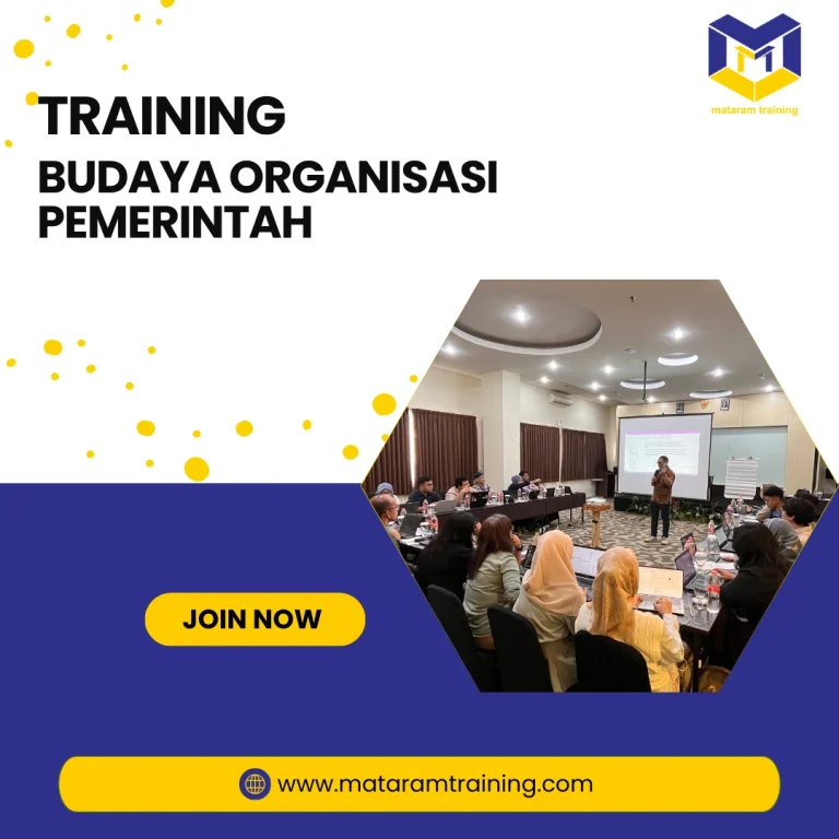 TRAINING BUDAYA ORGANISASI PEMERINTAH JAKARTA
