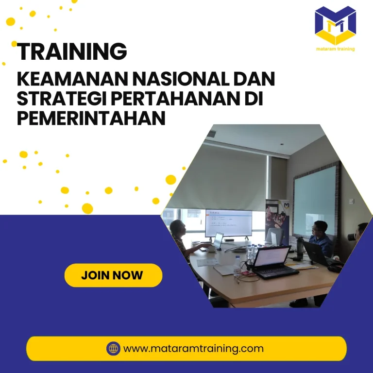 TRAINING KEAMANAN NASIONAL DAN STRATEGI PERTAHANAN DI PEMERINTAHAN JAKARTA