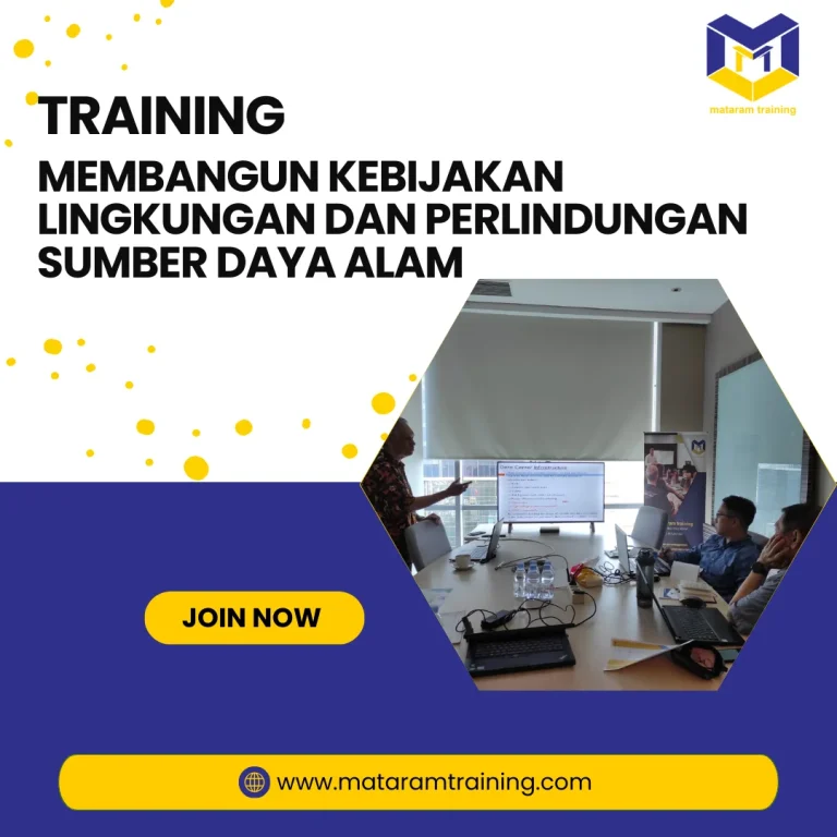 TRAINING MEMBANGUN KEBIJAKAN LINGKUNGAN DAN PERLINDUNGAN SUMBER DAYA ALAM JAKARTA
