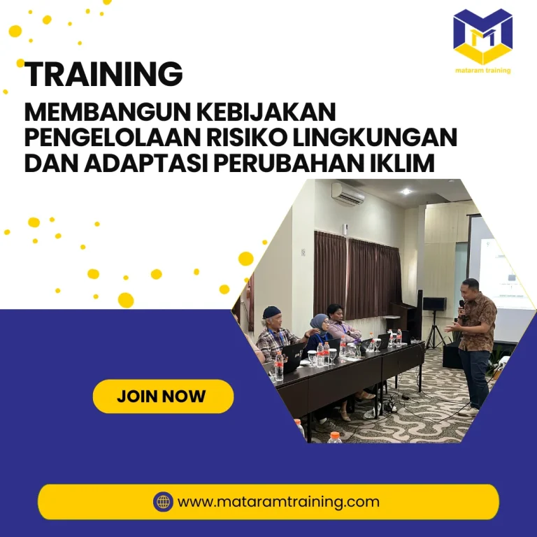 TRAINING MEMBANGUN KEBIJAKAN PENGELOLAAN RISIKO LINGKUNGAN DAN ADAPTASI PERUBAHAN IKLIM JAKARTA