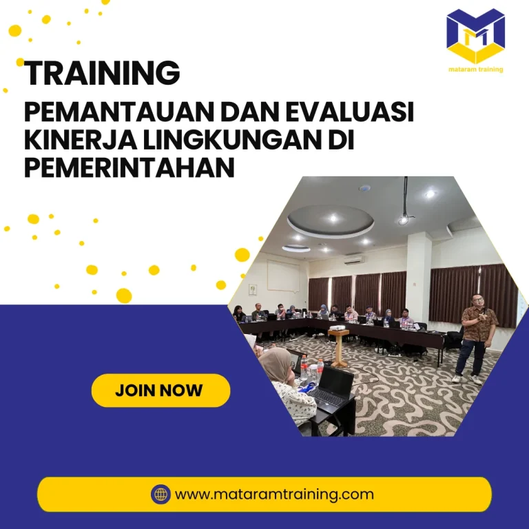 TRAINING PEMANTAUAN DAN EVALUASI KINERJA LINGKUNGAN DI PEMERINTAHAN JAKARTA