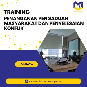 TRAINING PENANGANAN PENGADUAN MASYARAKAT DAN PENYELESAIAN KONFLIK