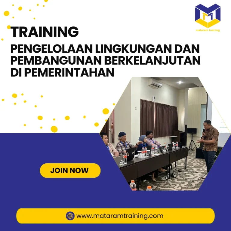 TRAINING PENGELOLAAN LINGKUNGAN DAN PEMBANGUNAN BERKELANJUTAN DI PEMERINTAHAN JAKARTA