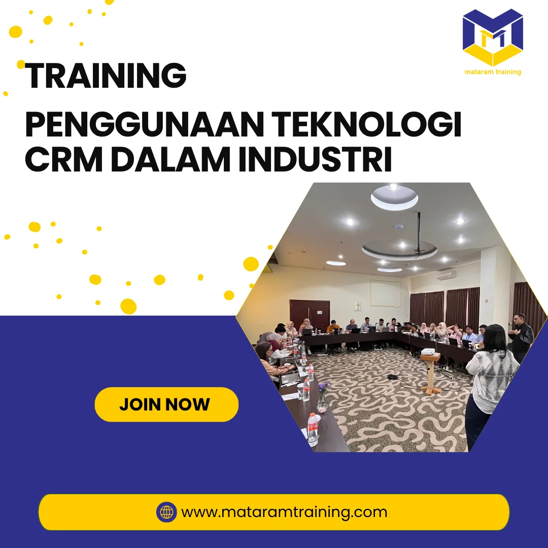 TRAINING PENGGUNAAN TEKNOLOGI CRM DALAM INDUSTRI