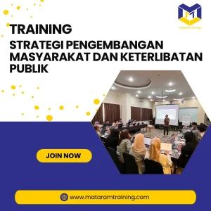 TRAINING STRATEGI PENGEMBANGAN MASYARAKAT DAN KETERLIBATAN PUBLIK