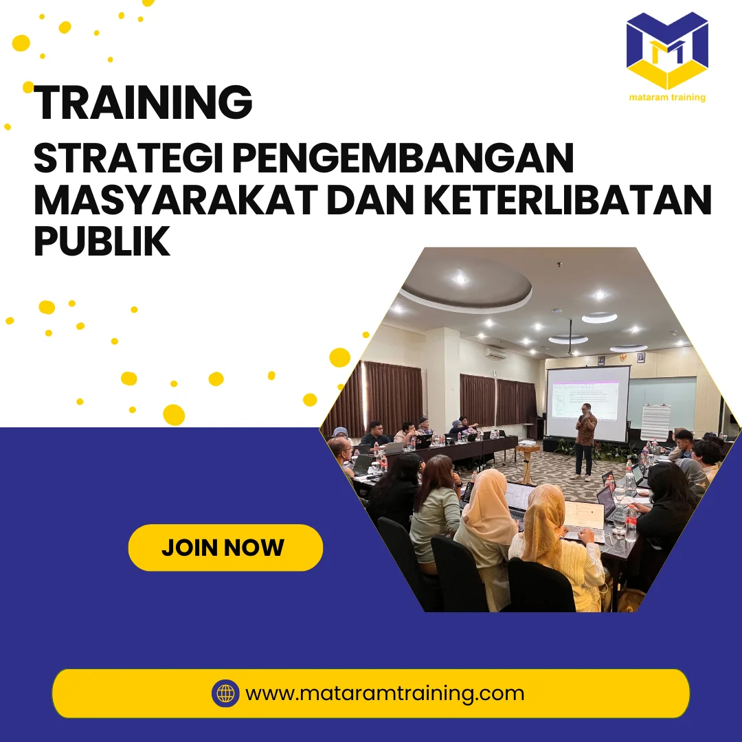 TRAINING STRATEGI PENGEMBANGAN MASYARAKAT DAN KETERLIBATAN PUBLIK