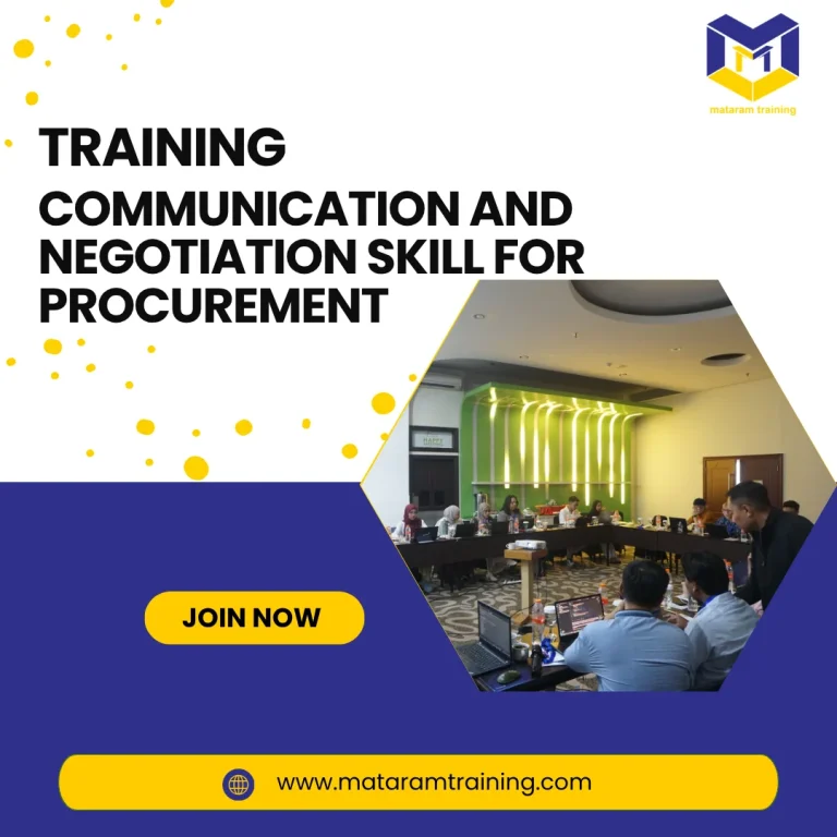 TRAINING COMMUNICATION AND NEGOTIATION SKILL FOR PROCUREMENT