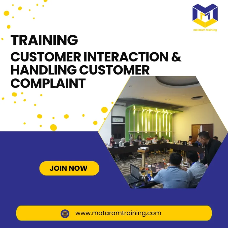 TRAINING CUSTOMER INTERACTION & HANDLING CUSTOMER COMPLAINT